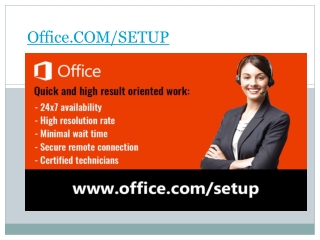 Office.com/setup - How to Download, install Office