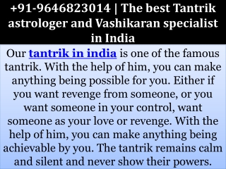 91-9646823014 | The best Tantrik astrologer and Vashikaran specialist in India