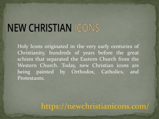 The principle of Christian Religious Icons