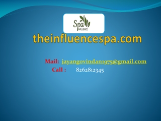 Body Massage Spa in Chennai