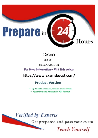 Prepare Cisco 352-001 Question Answers - Cisco 352-001 Exam Dumps