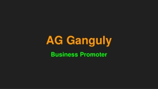 AG Ganguly Extends Insight on Business Loans