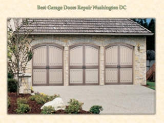 Best Garage Doors Repair Washington DC