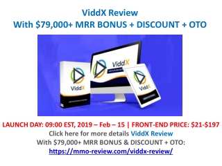 ViddX Review