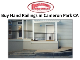 Buy Hand Railings in Cameron Park CA