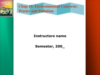 Instructors name Semester, 200_