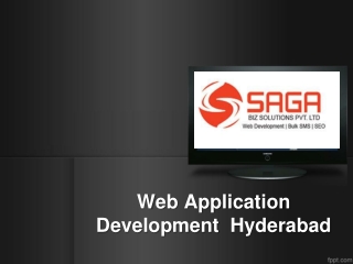 App Development in Hyderabad, Web Application Development in Hyderabad – Saga Biz Solutions