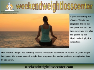 Weight Loss Programs