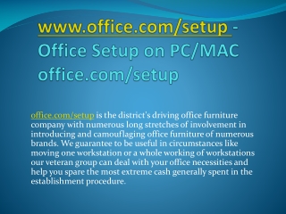Office.com/setup Activate Office Product Key
