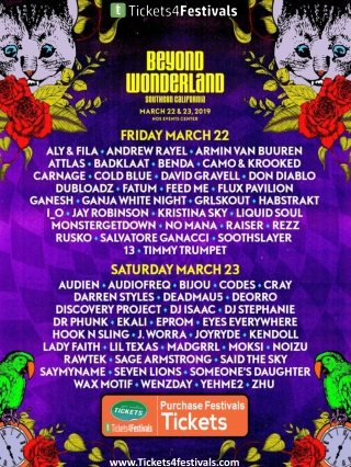 Lineup announced for Beyond Wonderland 2019 festival