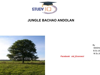 Indian History Free PDF – Jungle Bachao Andolan