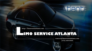 Limo service Atlanta- (470)400-9889
