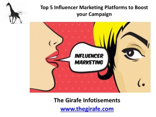 Top 5 Influencer Marketing Platforms to Boost your Campaign