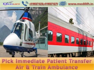 Get the Benefits of Medilift Air Ambulance Patna to Delhi