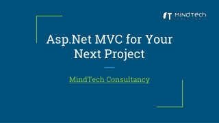 Why You Should Choose Asp.Net MVC for Your Next Project