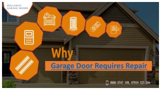 Garage Door Requires Repair