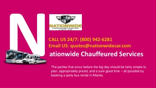 Party Bus Rental in Atlanta