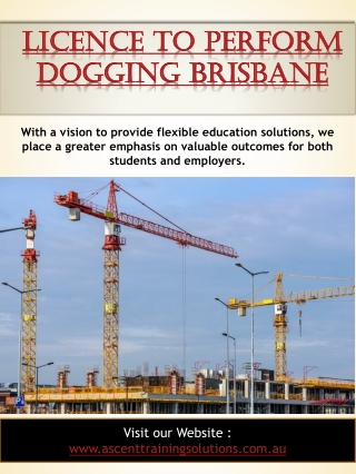 Licence To Perform Dogging Brisbane