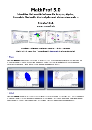 MathProf 5.0 - Themenbereich Geometrie