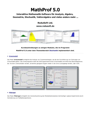 MathProf 5.0 - Themenbereich Stochastik