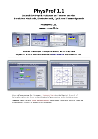 PhysProf 1.1 - Themenbereich Elektrotechnik