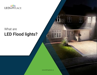 Why Do People Prefer To Use LED Flood Lights For Outdoor Security?