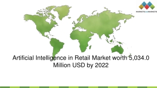 Artificial Intelligence in Retail Market worth 5,034.0 Million USD by 2022