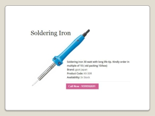 Buy Soldering Iron Online - AdvanceTech.co.in