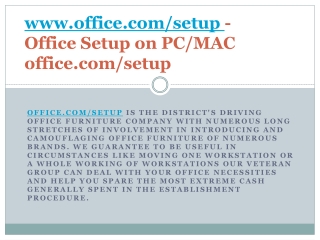 Office.com/setup Activate Office Antivirus