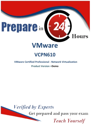 Pass VCPN610 Final Test - VMware VCPN610 Exam Best Study Guide Realexamdumps.com