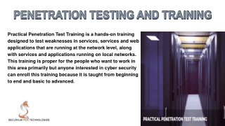 penetration testing training in london