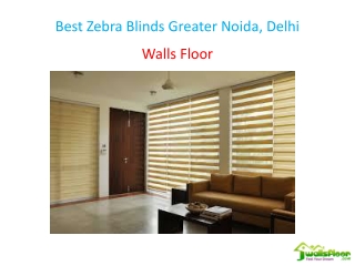 Best Zebra Blinds Greater Noida, Delhi