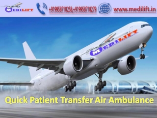 Pick Medical Facility Air Ambulance Indore to Mumbai by Medilift