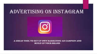 Advertising On Instagram
