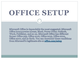 Office.com/setup –Activation Office Antivirus Product