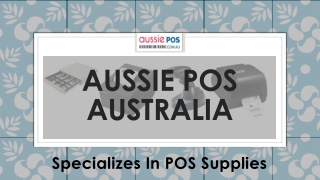 Aussie POS: Specializes In POS Supplies