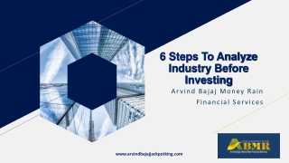 6 Steps To Analyze Industry Before Investing