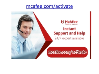 mcafee.com/activate - McAfee Activate | Steps to Download, Install and McAfee
