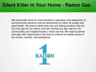 All about radon - Radon1