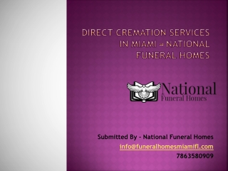 Direct Cremation Services