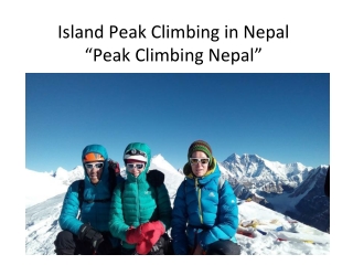 Island Peak Climbing
