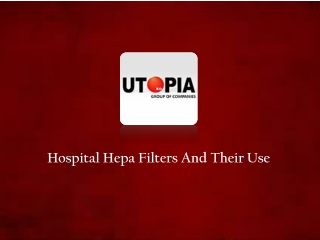 Hepa Filter Manufacturer