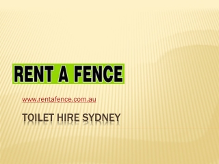 Toilet Hire Sydney