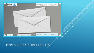 Choose Envelopes Supplier UK to Keep Ahead in the Market