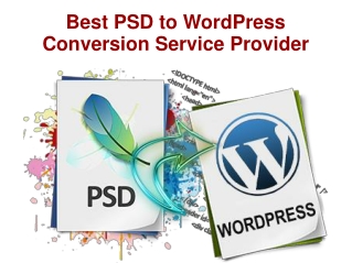 Provide the best PSD to WordPress Conversion Service