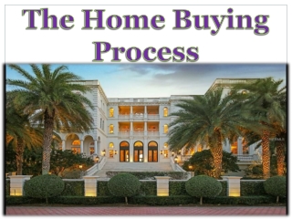 The Home Buying Process