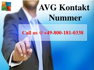 AVG Kontakt Nummer 49-800-181-0338