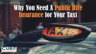 Why You Need A Public Hire Insurance for Your Taxi