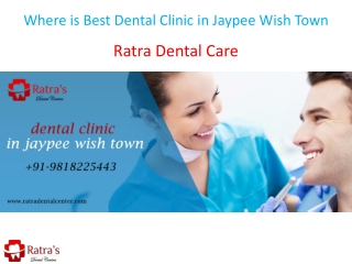 Where is Best Dental Clinic in Jaypee Wish Town