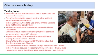 Ghana news today